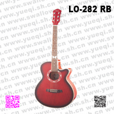 红棉牌民谣吉他-LO-282 RB红棉民谣吉他-40寸红棉民谣吉他